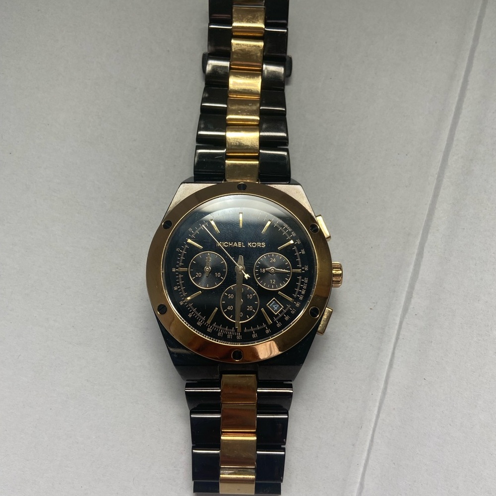 Michael Kors Gold and Black Watch
